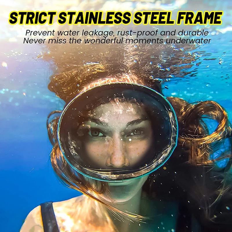 1PC Professional Underwater Diving Masks Adult Silicone Anti-Fog Diving Goggles Swimming Fishing Men Women Swimming Goggles