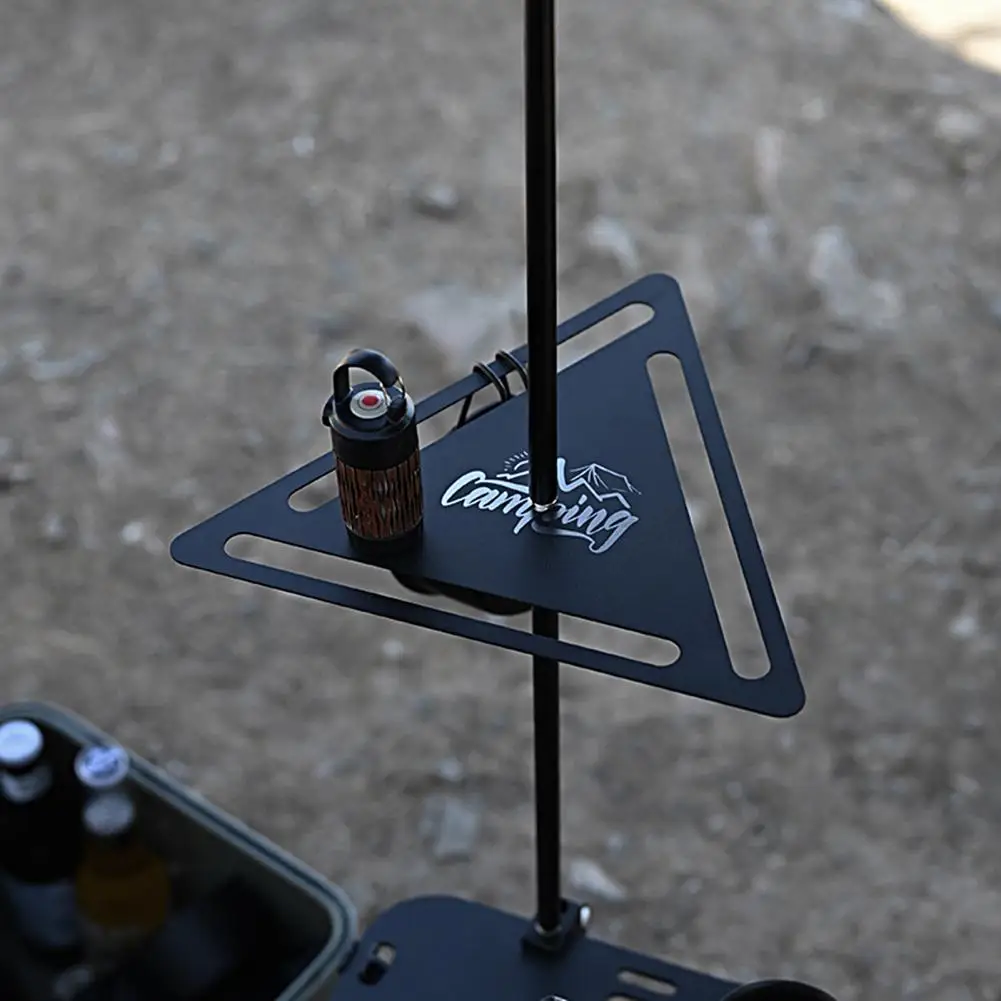 

Useful Rust-proof Hollow Edge Black Outdoor Camping Lamp Pole Table Camping Equipment Lamp Pole Table Lamp Pole Bracket