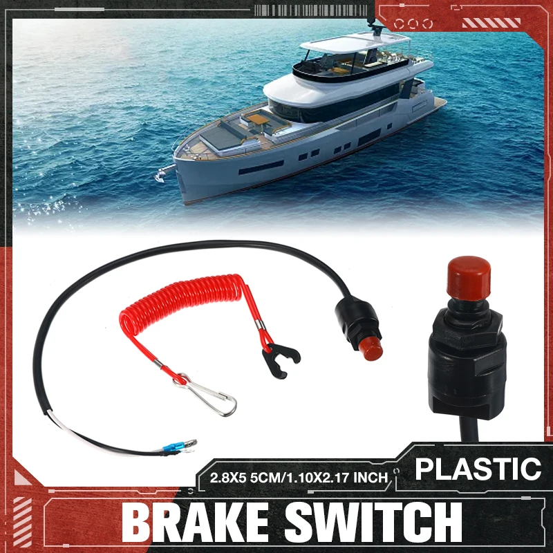 Outboard-Cut-off-Switch-Safety-Tether-Lanyard-Boat-Motor-Emergency-Kill ...