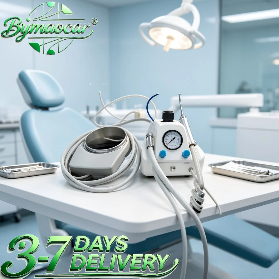 Tragbare Dental-Turbineneinheit, 4 Anschlüsse, Einfache Bedienung, Hohe Mobilität, Polieren, Gravieren, Schnitzen, Schleifen, Schnelle Montage, Einfache Struktur, Alle Zubehörteile enthalten, Einfache Installation und Nutzung, Turbine für Dentaleinheit, Sorgenfreier Kauf und Support