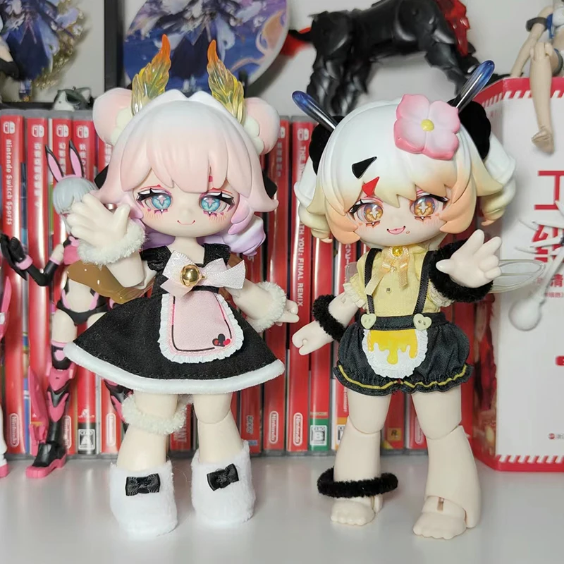 In Stock Kukaka 12 Point Bjd Blind Box Model Lili Akim Bug Cafe