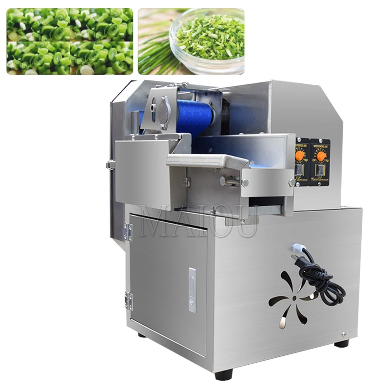 

Commercial Multifunction Vegetable Cutter Green Onion Chopper Electric Leeks Celery Peppers Shallots Cutting Machine