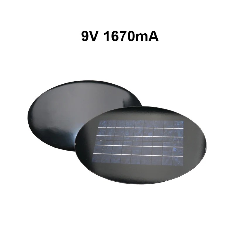 Monocristalino, DIY Carregador, 3.7V Carga de Bateria, 5V, 6V, 9V, 1Pc