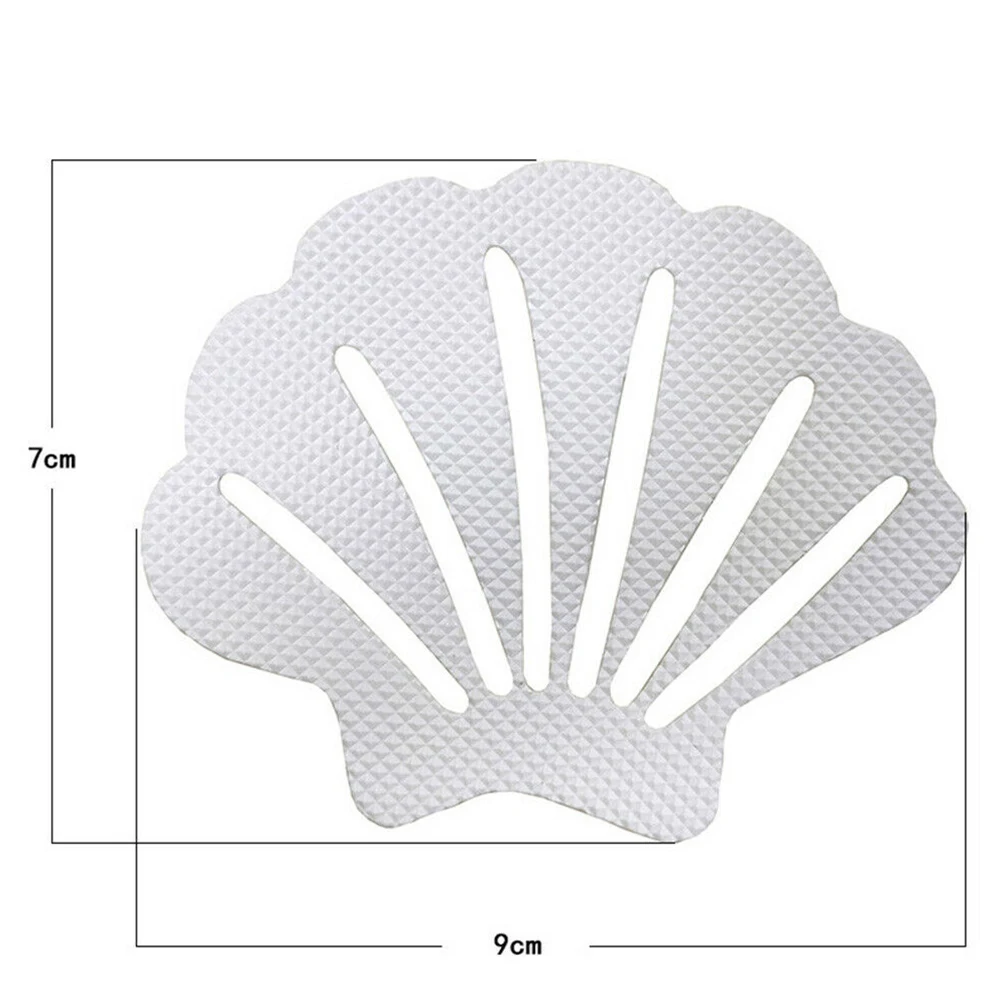 

Shell Shape Anti Slip Stickers Bath For Barefoot Tread Non-toxic Waterproof Adhesive Backing Clear / Pink / Blue
