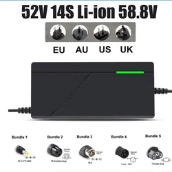 Multi - Voltage Intelligent Fast Li - ion Battery Charger (2A - 5A) - Bundle 5 (58.8V 14S charger)