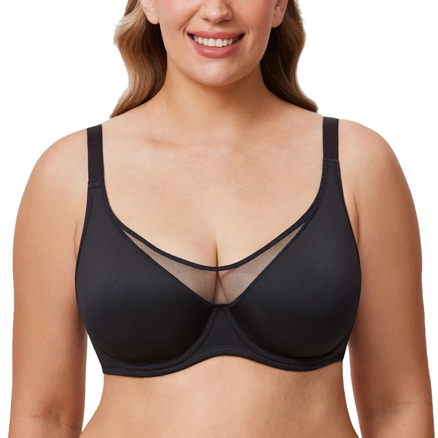 Bras for Women Full Coverage Back Fat Pack Minimizer Bras for Women No  Underwire Lingerie for Women Plus Size at  Women's Clothing store