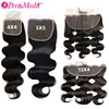 PerisModa Body Wave Lace Closure 4×4 5×5 6×6 Lace Frontal Only 13x4 13x6 HD Transparent Lace Front Human Hair With Pre Plucked 1