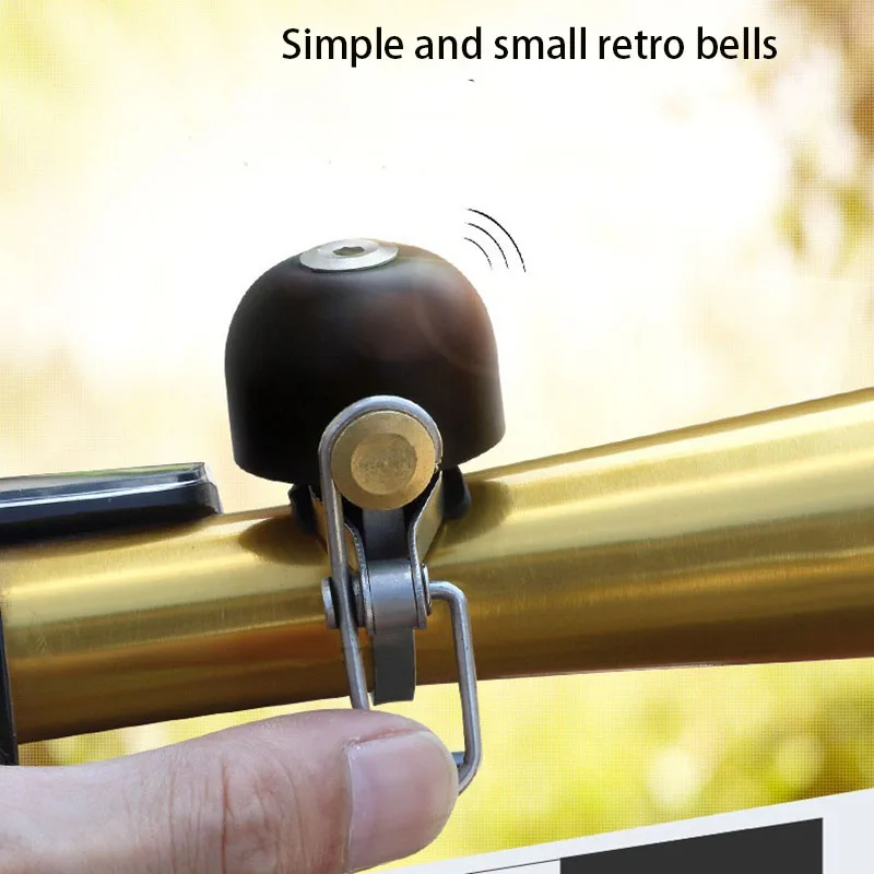 bicycle bell Bicycle Brass Bell Vintage Small Mountain Bike Horn Dead Flying Bike Riding Equipment
