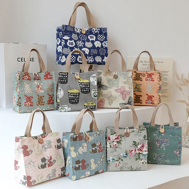 캔버스 보온 도시락 가방: 누출 방지, 야외 쿨러 박스 및 해변 휴대용으로 적합한 피크닉 캠핑용 음식/음료 보관 가방 캔버스 보온 도시락 가방: 누출 방지, 야외 쿨러 박스 및 해변 휴대용으로 적합한 피크닉 캠핑용 음식/음료 보관 가방