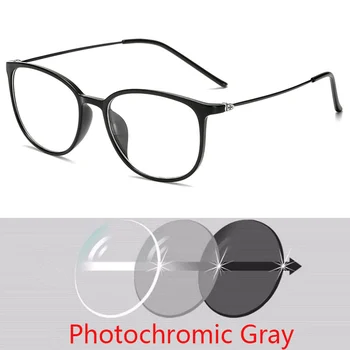 Kocie oko okulary do czytania z fotochromem – metalowe dla mężczyzn i kobiet