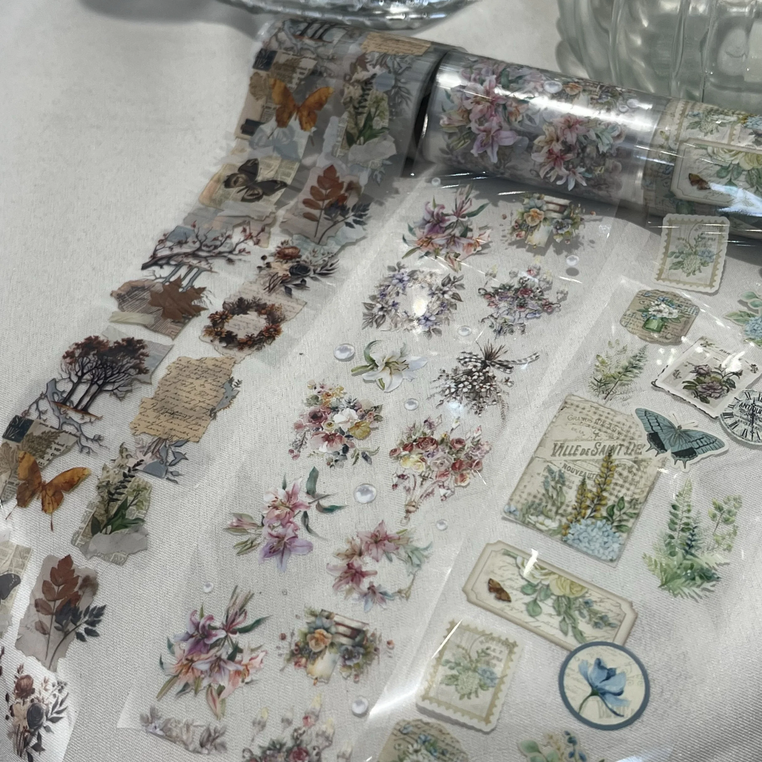 Hand-painted graffiti manicure transfer stickers nail foils nails decoration Needs To Be Matched with Transfer Glue
