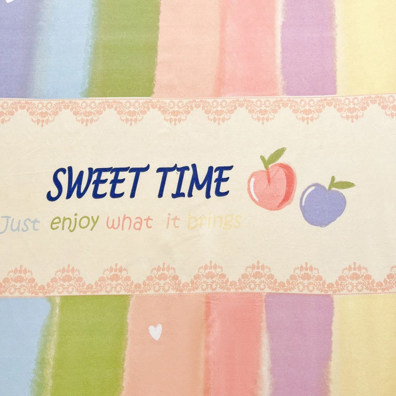 Rainbow Cartoon Mattress Covers Soft & Comfy Fitted Sheets Set with Elastic Bedding Cover for Bedroom, Guest Room, Dorm Decor 5