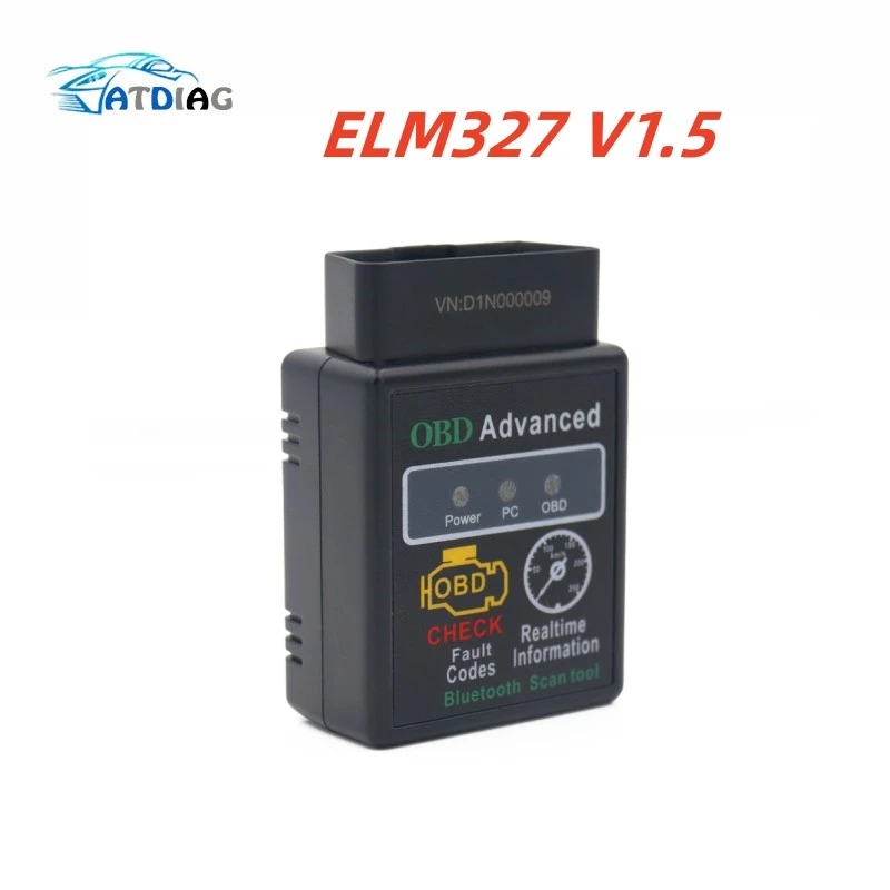 OBD2 V1.5 Bluetooth Mini ELM327 ELM 327 OBDII Diagnostic Interface OBD2 ...