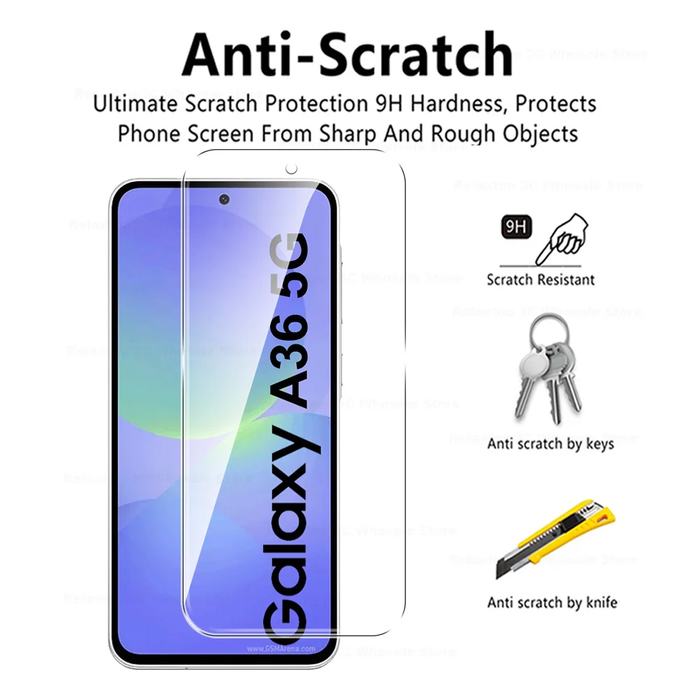 Premium 6-in-1 Tempered Glass Screen & Camera Protector