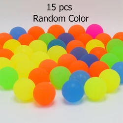 Set of 15 High Bounce Toy Balls for Kids - Party Favor Decoration in Vibrant Colors (25mm ChunSe)