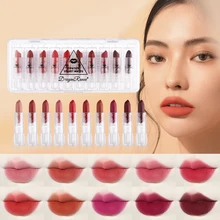 

10Pcs Mini Matte Lipstick Set Sexy Waterproof Long Lasting Contour Beauty Make Up Lip Stick Cosmetic Gift Box Nude Lipstick