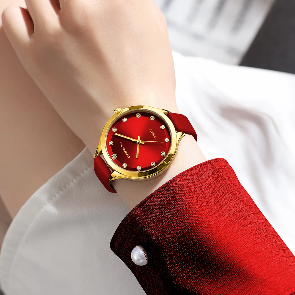 5 stücke Set es Frauen Leder Band Damen Einfache Casual frauen Analog Handgelenk Armband Femme_voghion.com