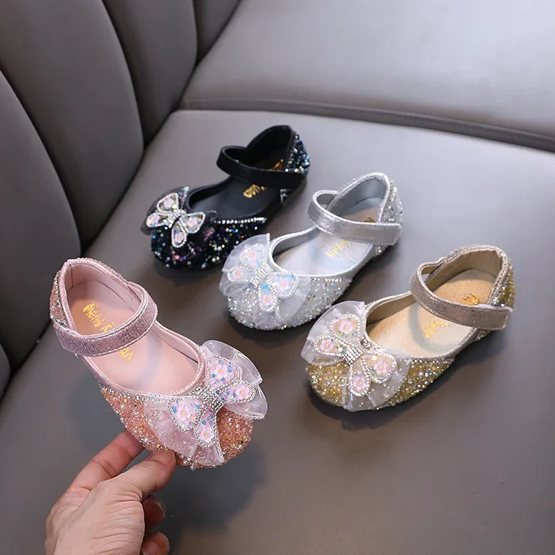 Leather Ballet Flats Shoes for Kids Girls Spring Autumn