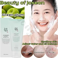 Green Plum Refreshing Gel Facial Cleanser Oil Control Remove Blackheads and Shrink Pores 100ml 1