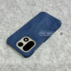 Elegant Denim Textured Shockproof Case, Skin - friendly and Luxurious Design for OnePlus 15 (Blue)