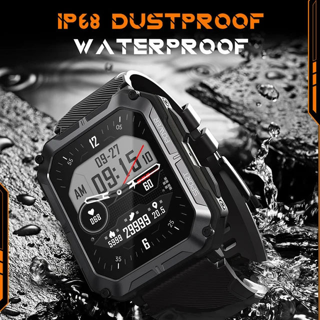 Military Smart Watch Men Waterproof IP68 BT Call Fitness Tracker 123 Sports Intelligent Wirst Smartwatch for Android Phone 2023