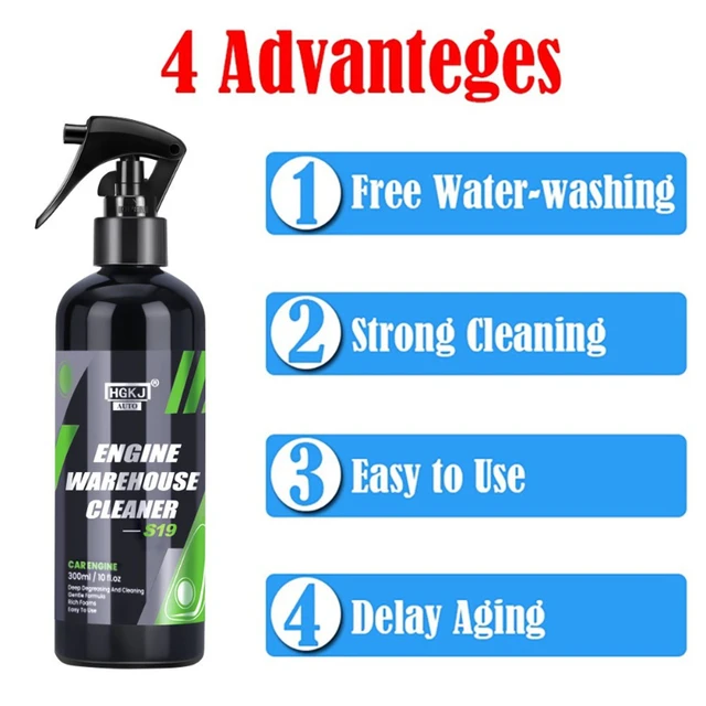 Engine Bay Cleaner Engine Shine Protector Detailer Decontamination Deep Degreasing Compartment Heavy Oil Dust Car Cleaning Tool 4