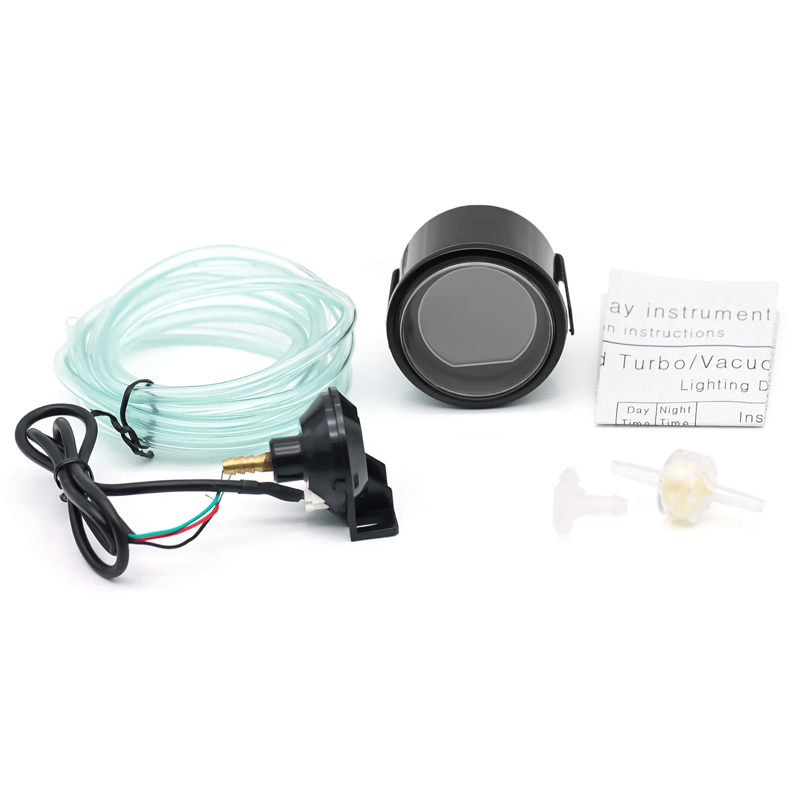 Manometro Turbo Boost Aqxreight - 52mm, Digitale LED, 35PSI, 12V, Per Auto - Foto 5