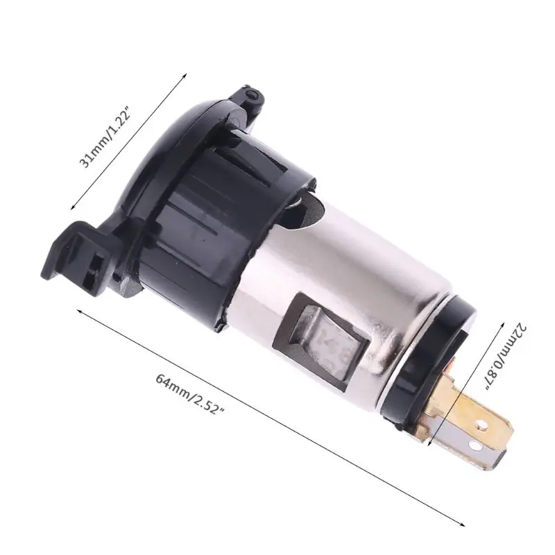 

12V 120W Universal Car Boat Tractor Cigarette Lighter Power Socket Outlet Plug