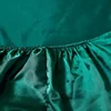 High-End Rayon Satin Fitted Sheet Silky Solid Color Bed Sheet Elastic Band Sheets Smooth Bedsheet Mattress Cover 140x200 160x200 5