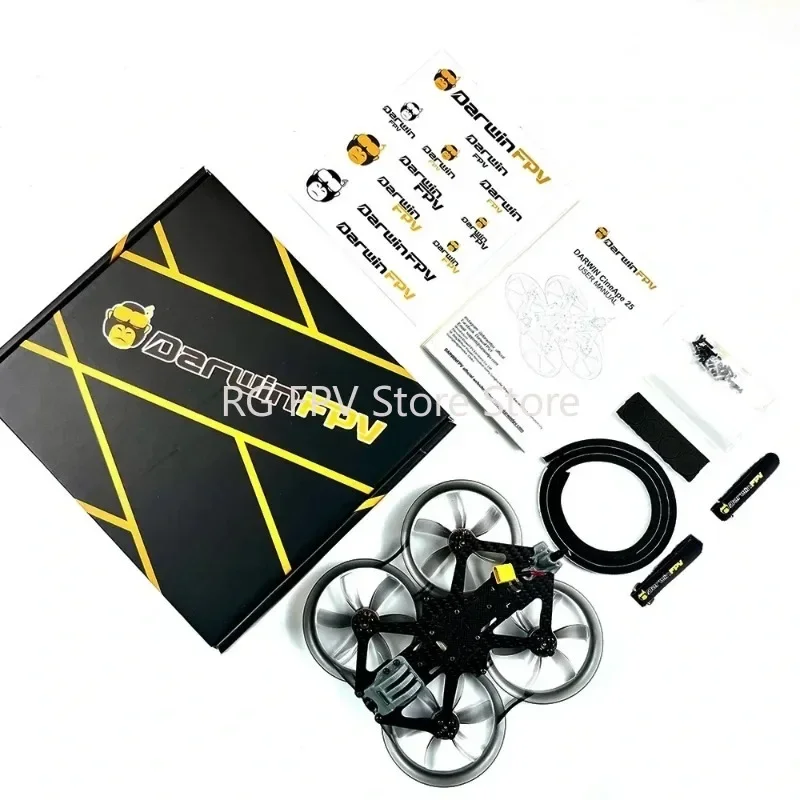 DarwinFPV CineApe 25 112mm 4S Cinematic Whoop Analog/ AVATAR MINI HD 1504 3600KV Motor FPV Racing RC Drone PNP/BNF - Analog With thumbnail 2