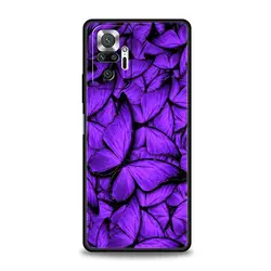 Infinity On Purple - Stylish Black Phone Case Cover for Note 12Pro 4G (A1)