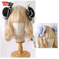 Women’s Harajuku Steampunk Anime Bun Headwear Cute Tassels National Style Hair Clip Accessories Y2K Lolita Girls Gothic Hairpin