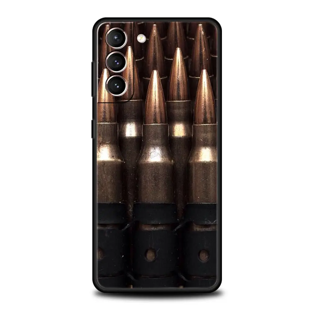 AK47 Handgun Design Soft Black Phone Case