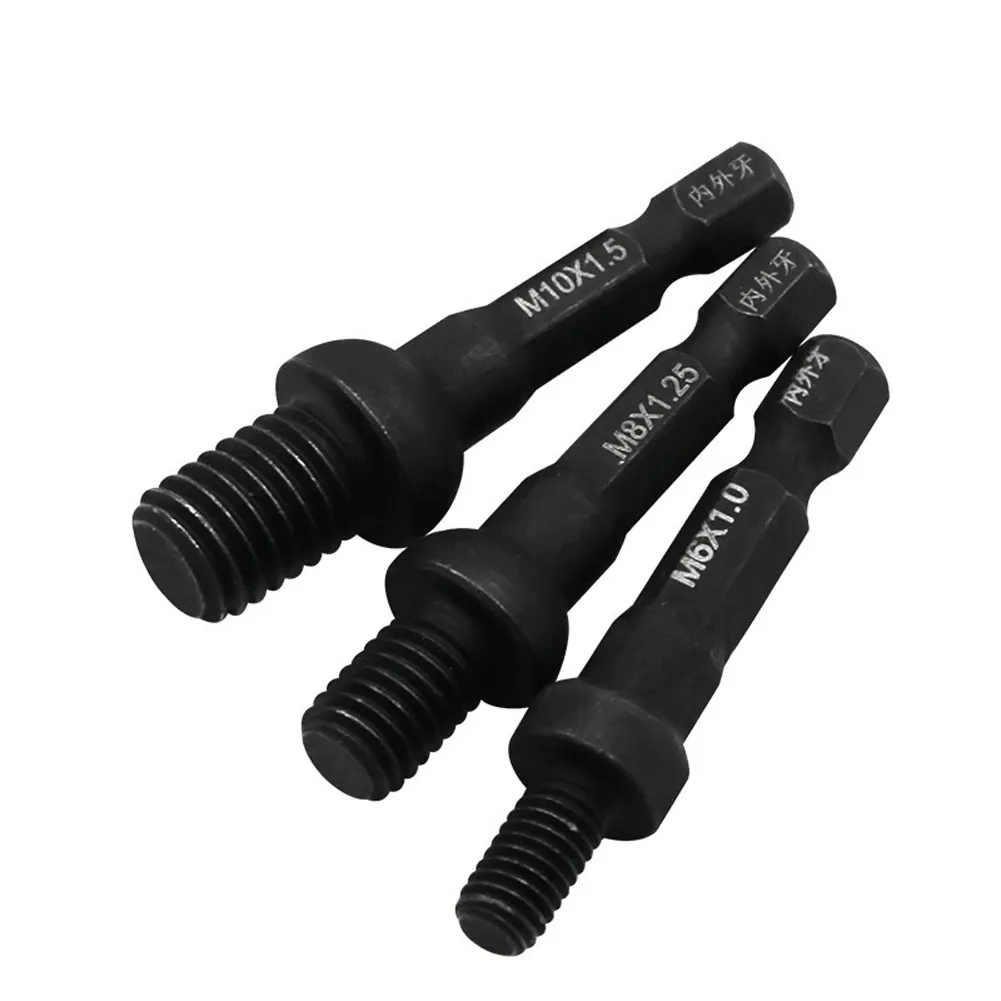 M6 M8 M10 Cr-Mo selbstschneidendes Steckschlüssel-Adapter-Set zum Einsetzen von Muttern oder Aufhänger, Bolzen, Bohrmaschine, Werkzeug, Steckschlüssel, Schraube, Gewinde, Steckdosen – Detail 12