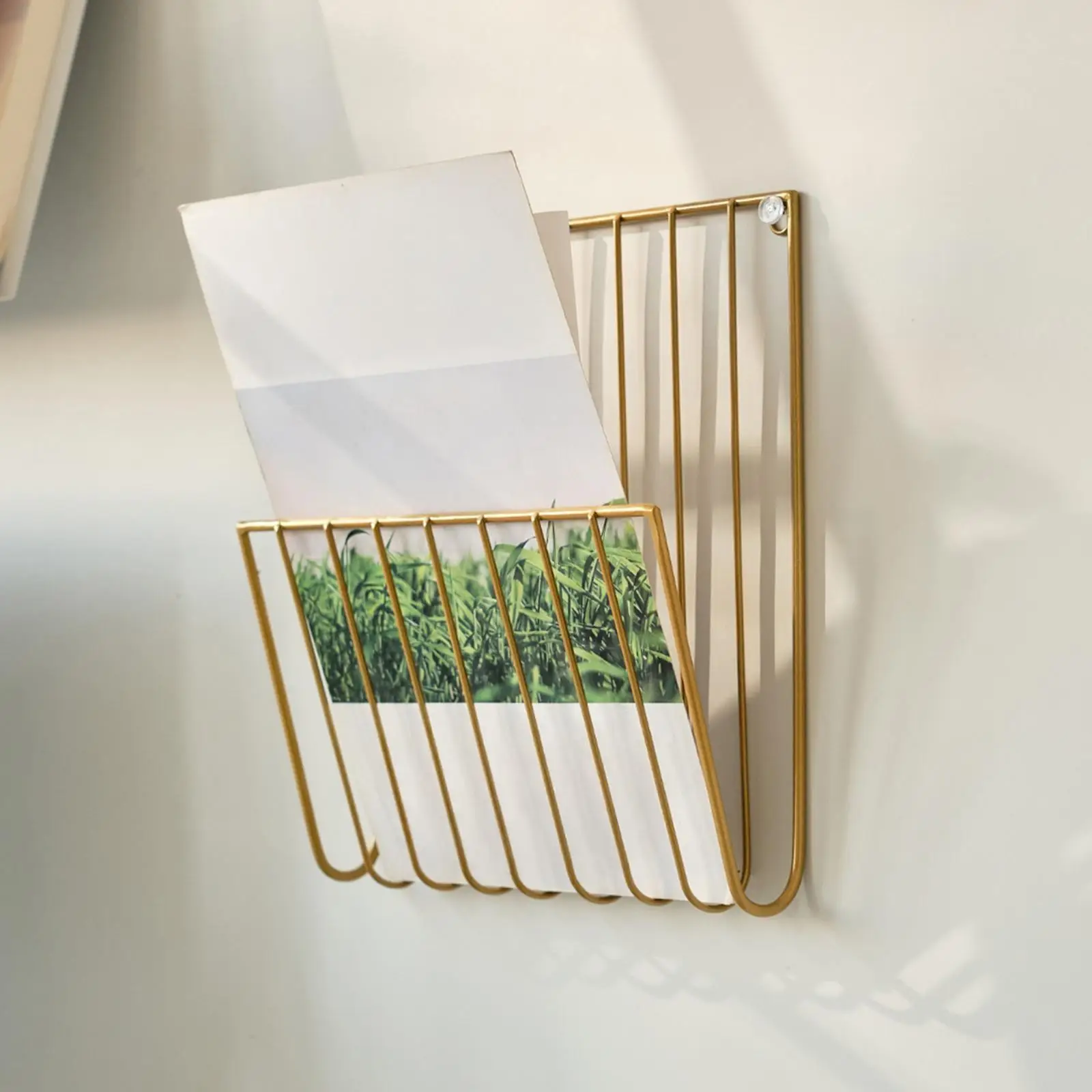 Magazine Rack Multipurpose Home Office School Hanging Wall File Holder Storage for Brochures Letters Envelopes Folders Books