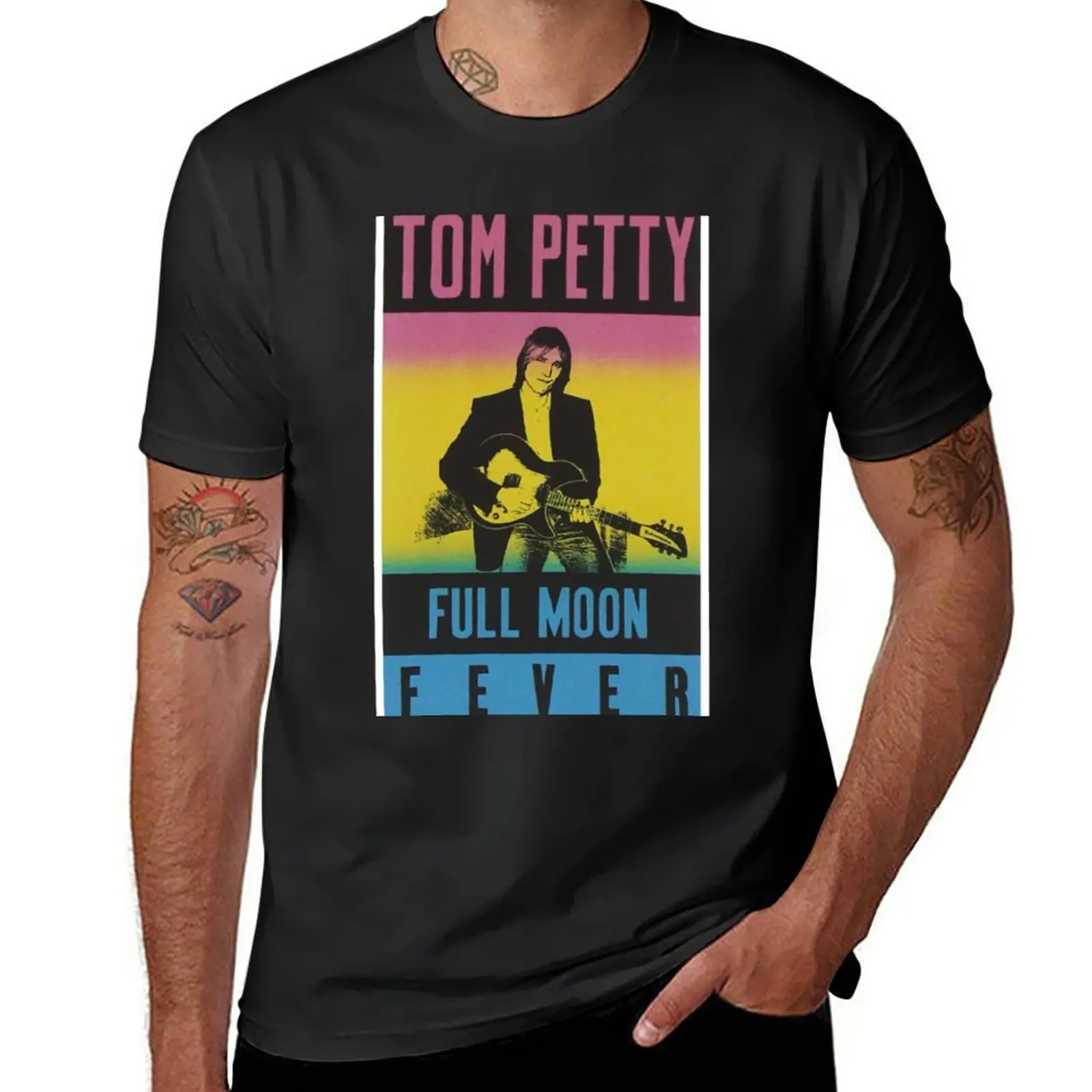 

New Full Moon Fever Tom P T-Shirt t-shirts man plain t-shirt Short sleeve tee men