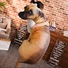 70/50cm 3D Dog Simulation Cushions Cute Lifelike Animal Funny Dog Cartoon Personality Cushion Printed Throw Pillows Home Decor 2