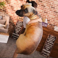 70/50cm 3D Dog Simulation Cushions Cute Lifelike Animal Funny Dog Cartoon Personality Cushion Printed Throw Pillows Home Decor 2