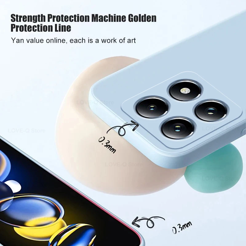 Phone Case Mi 14T Mi14T Pro Original Liquid Silicone Soft Case for Xiaomi Mi 14T Mi14T Pro 14 T Cover Accessories