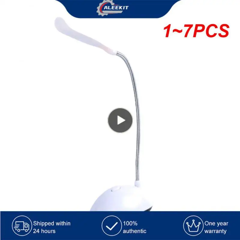

1~7PCS Colors Mini LED Desk Lamp Book Light AAA Battery Powered Eye-Protection Children Study Table Lamp
