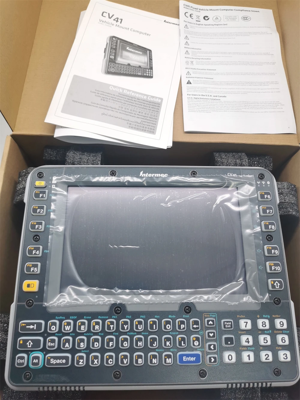 Intermec CV41 Forklift Truck Mobile Computer Equipped with Vocollect Voice Function