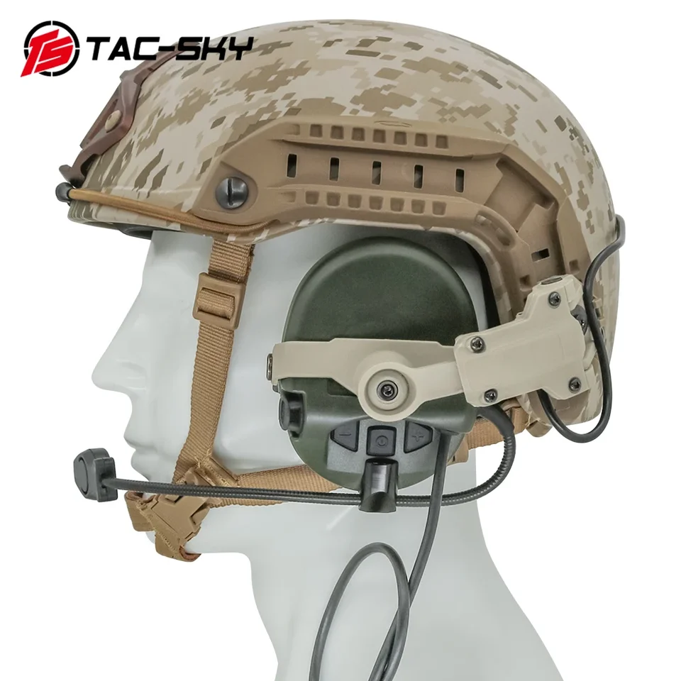 TS TAC-SKY Tactical Headset SORDIN Helmet Mount Adapter Compatible