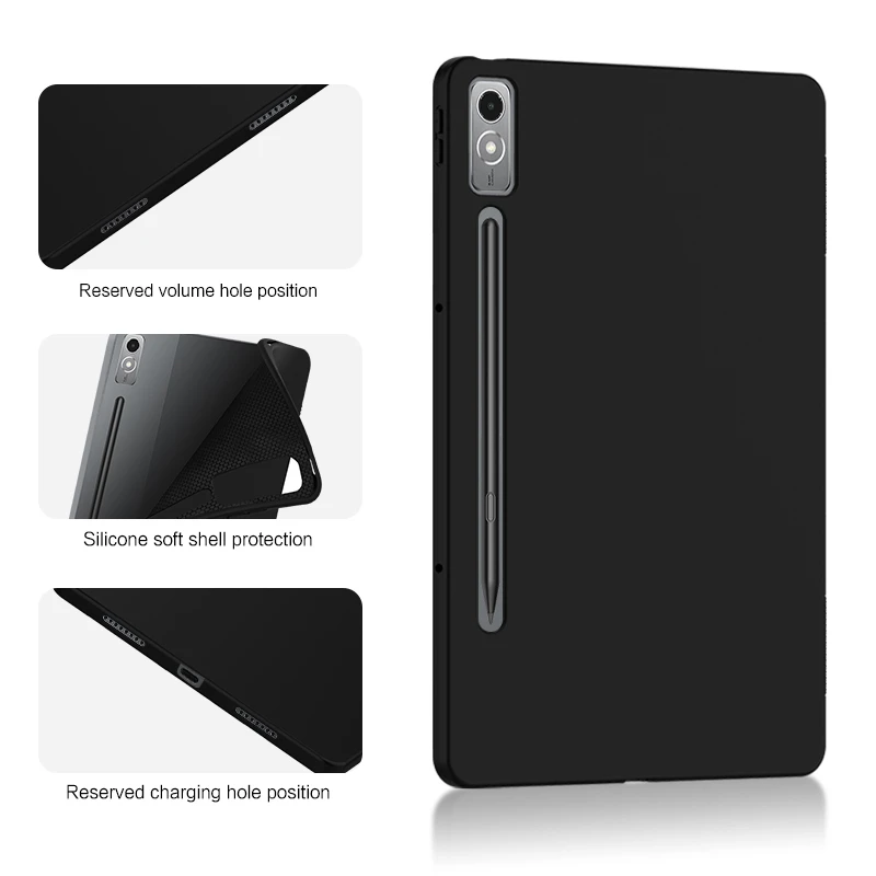 Premium Soft Silicone TPU Tablet Back Cover for 12.7-inch Devices (2023)