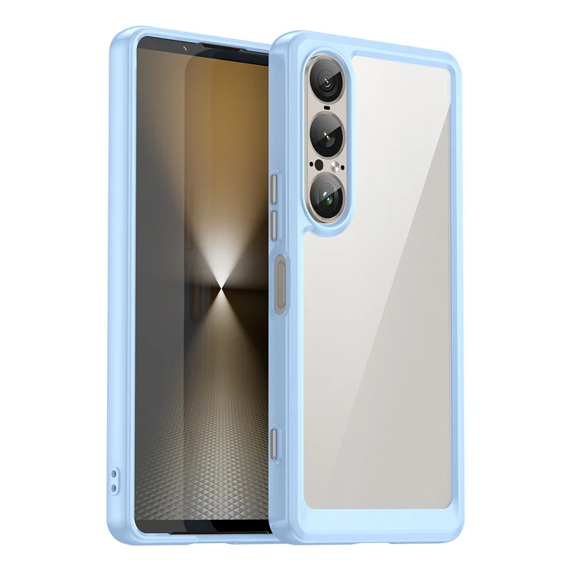 Transparent Colorful TPU Protective Phone Case Cover