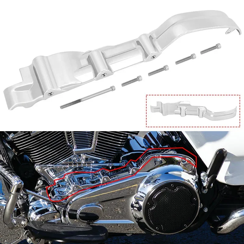 

Motorcycle Chrome For Harley Touring Street Glide Electra Glide Road King FLHX FLH/T FLHR 2017-2022 Inner Primary Accent Cover