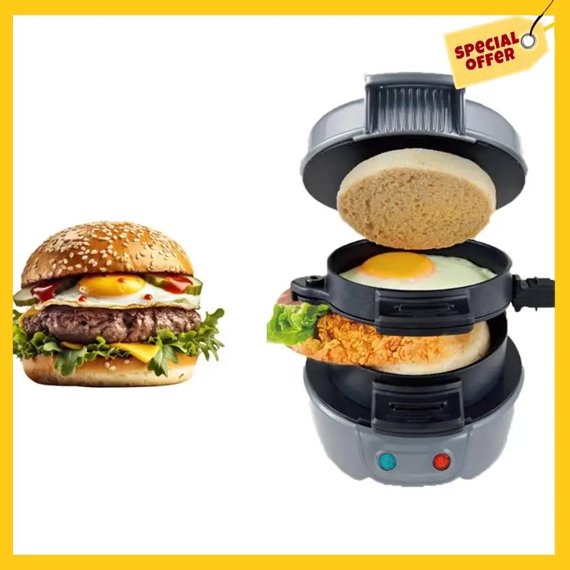 A45G-Hamburger Press Patty Maker Hamburger Press Multifunction Burger Maker For Egg Stuffed Burgers Beef Burger EU Plug