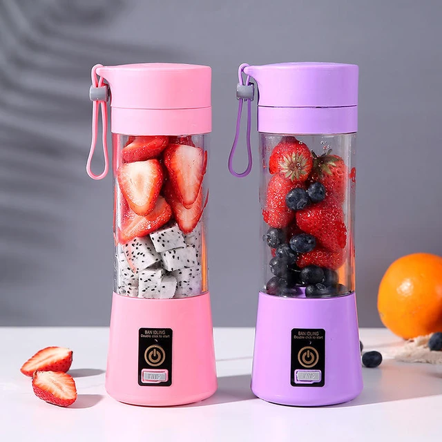 Portable Blender USB Mixer Electric Juicer Machine Smoothie Blender Mini  Food Processor Personal Blender Juice Blenders