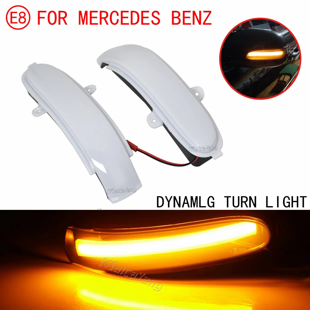 ޸  C Ŭ W203 S203 CL203 2001-2007 LED  õ ̵ ̷ Ʈ, ̴  ̳ Ŀ, 2 