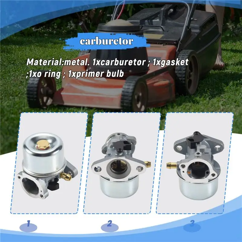 브리그스 & 스트래튼 엔진용 NEW-Mowers 기화기 799868 498254 497347 497314 498170 Carb 4Hp 5Hp 6Hp 6.75Hp 6.5Hp 7Hp