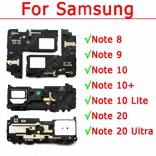 Samsung Galaxy not 8 için hoparlör 9 10 Lite artı 20 Ultra Loud hoparlör  Buzzer zil